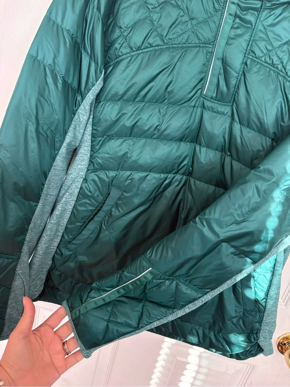 lululemon athletica Teal Quilted Jacket